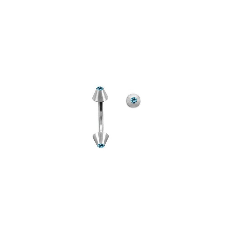Piercing anneau 10 x 1,2mm arc en ciel et boule Going Piercing oreille4,60 €