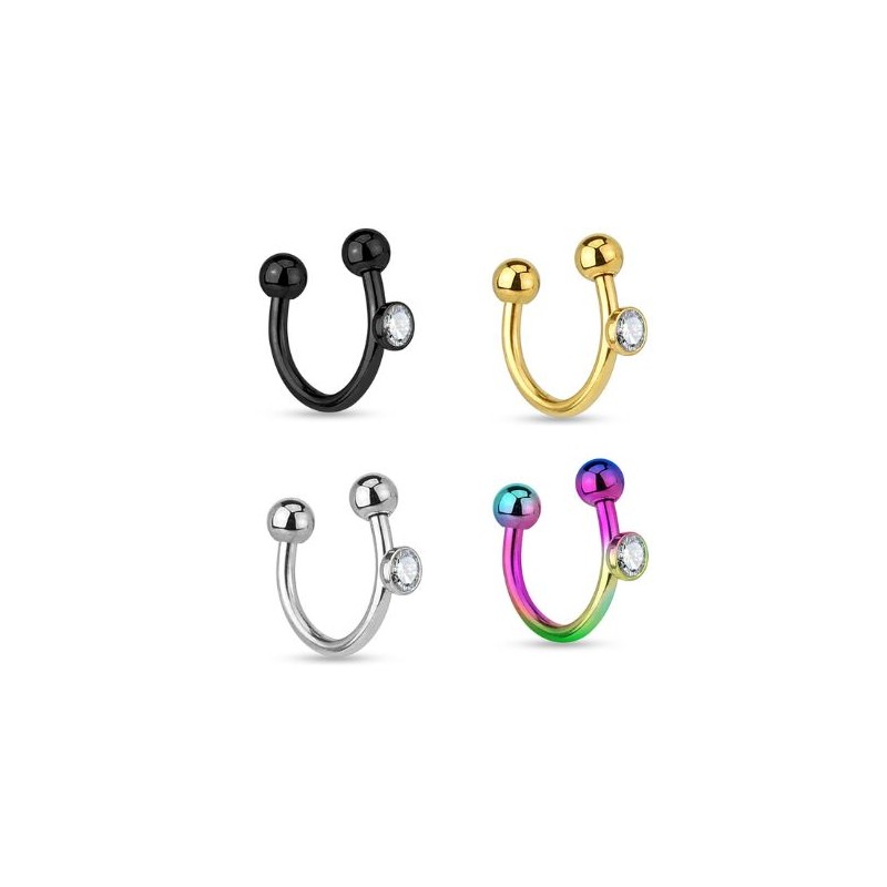 Faux piercing plug gay pride double lui Fufa Faux piercing3,30 € Faux piercing plug gay pride double lui Fufa Faux piercing3,30 €