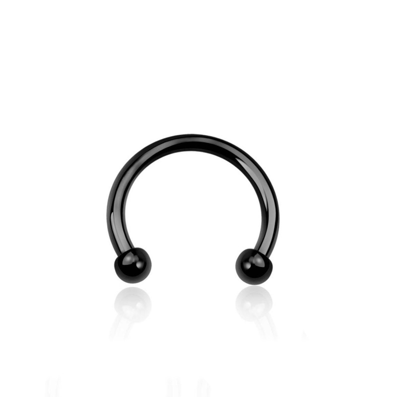 Piercing fer à cheval 8mm noire et pointes Gan Piercing oreille4,49 € Piercing fer à cheval 8mm noire et pointes Gan Piercing oreille4,49 €